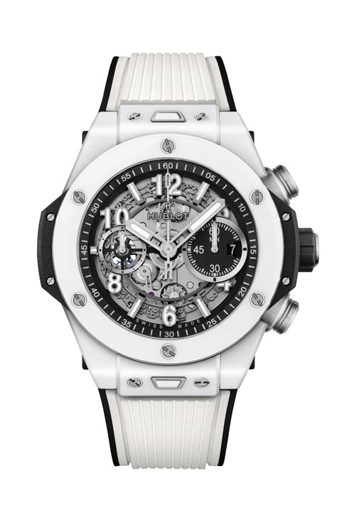 hublot white face price|hublot 44mm ceramic.